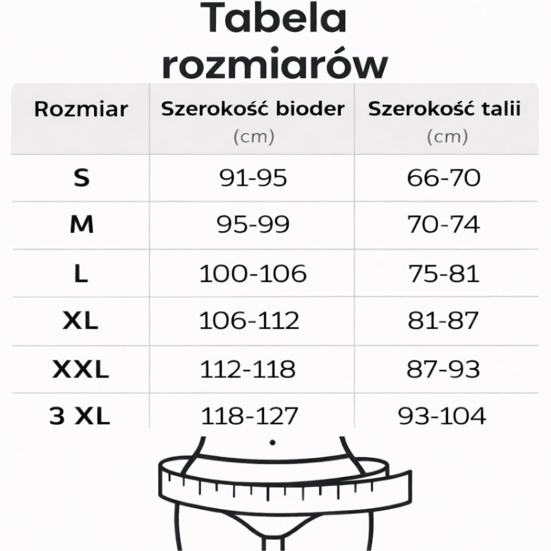 Tabela rozmiarów