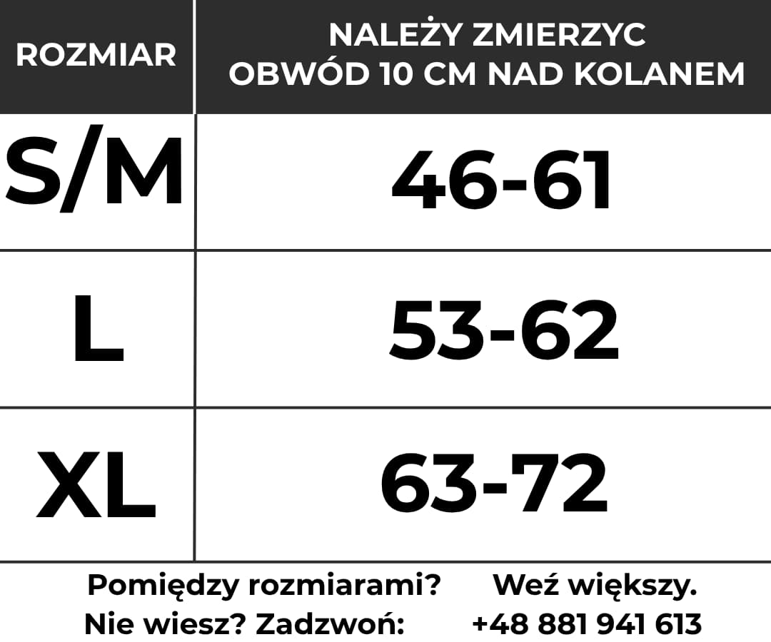 Tabela rozmiarów PressGrip
